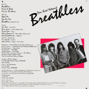 Dan Reed Network Breathless Back