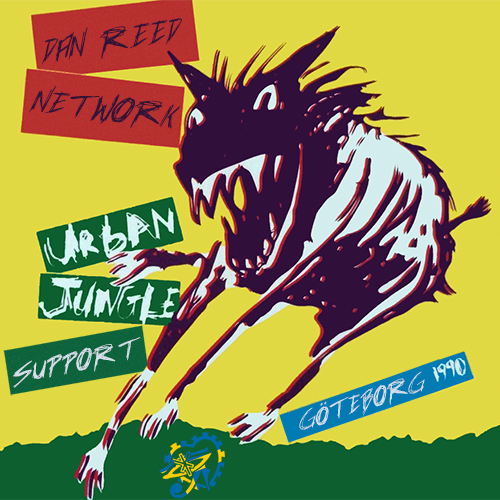 Dan Reed Network Gothenburg 1990 Urban Jungle Support Tour