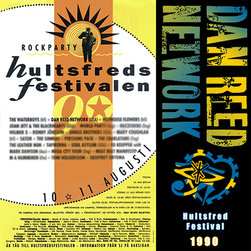 Dan Reed Network Hultsfred Festival Sweden 1990